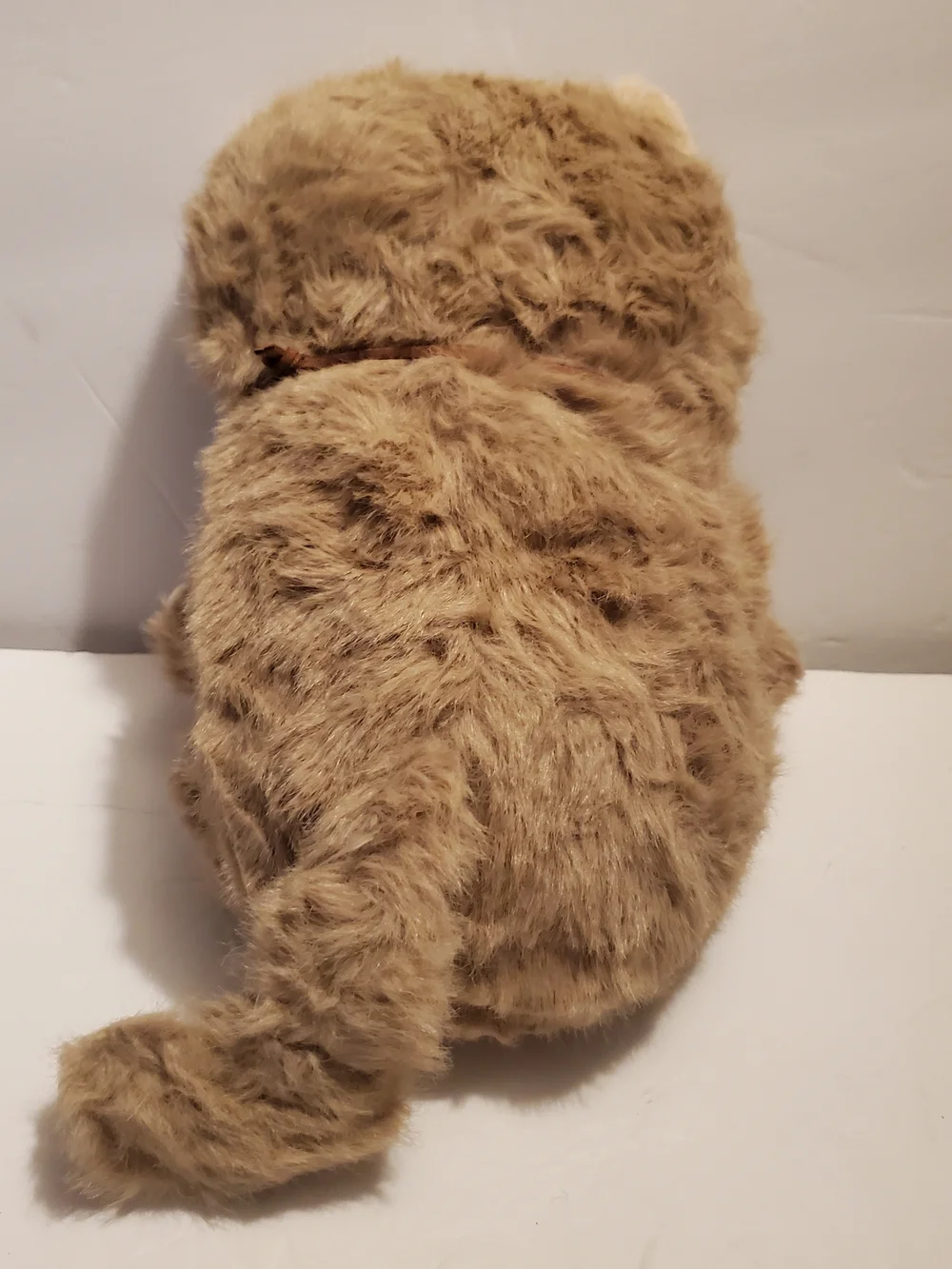 Seven Color Medium Brown White Tabby Cat Stuffed Animal Plush Toy, 14-24 in